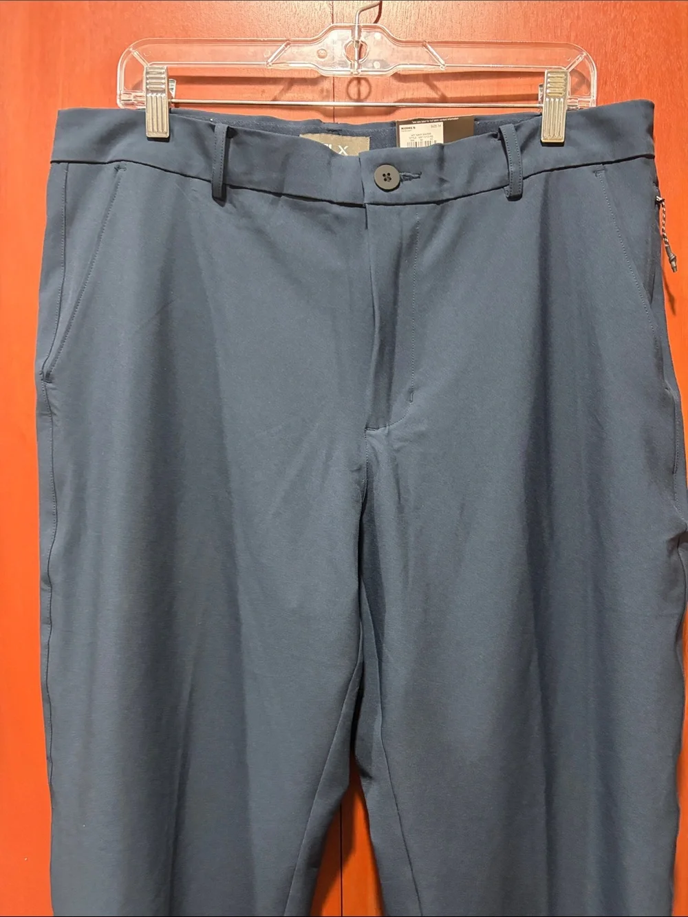 Men's FLX Stretch Dress Pants in Navy Blue
